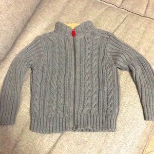Carter’s Cable Knit Toddler Gray Cardigan/Sweater